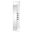 GEWISS - GEWGWN1431CP DOMO CENTER - KIT FRONTALE - PORTA FINITURA SPECCHIO - 2 CENTRALINI 40 MODULI - H.2700 - METALLO - BIANCO RAL 9003