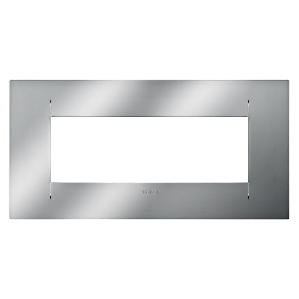 GEWISS - GEWGW16406MC PLACCA GEO 6P CROMO