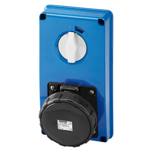 GEWISS - GEWGW67365N PR.BL IP67 S.F.3P+T 63A 500V 7H SBF