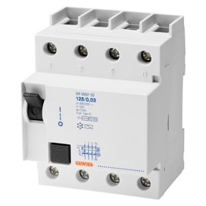 GEWISS - GEWGW95604 INT.DIFF.PURO 4P.125A ISTANT.AC/0,5 4M