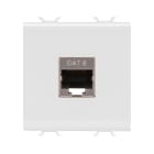 GEWISS - GEWGW10437 PRESA RJ45 - CATEGORIA 6 - FTP - 2 MODULI - BIANCO LUCIDO - CHORUSMART