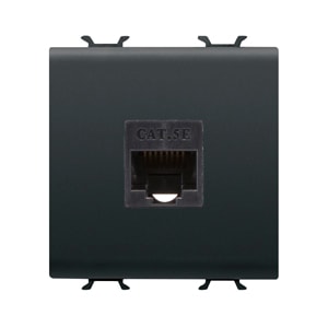 GEWISS - GEWGW12434 CONNETTORE RJ45 2M CAT.5E UTP NERO