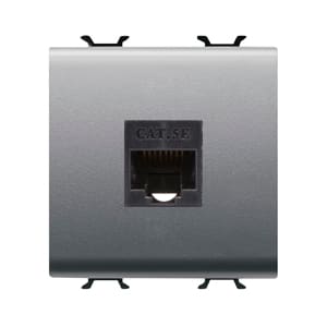 GEWISS - GEWGW14434 CONNETTORE RJ45 2M CAT.5E UTP TITANIO