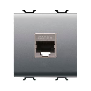 GEWISS - GEWGW14436 CONNETTORE RJ45 2M CAT.5E FTP TITANIO