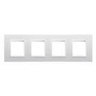 GEWISS - GEWGW16228YB PLACCA LUX INT. 2+2+2+2M O.MONOCHROME BI