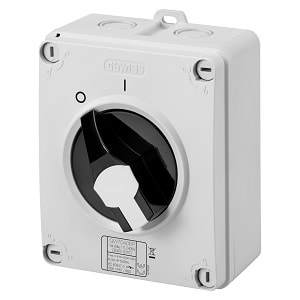 GEWISS - GEWGW70402NP INT.SEZ.HP CASS.ISO.16A 3P+N COMANDO