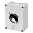 GEWISS - GEWGW70420P INTERRUTTORE SEZIONATORE ROTATIVO - HP - COMANDO - CASSETTA IN MATERIALE ISOLANTE - 80A 4P - MANOPOLA NERA LUCCHETTABILE - IP66/67/69