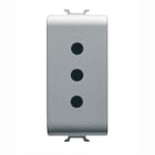 GEWISS - GEWGW14201 PRESA 1M 2P+T 10A P11 ST.ITA.TITANIO