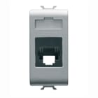 GEWISS - GEWGW14421 PRESA RJ45 - CATEGORIA 5e - UTP - 1 MODULO  CHORUSMART - TITANIO