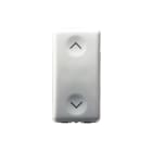 GEWISS - GEWGW20521 PULSANTE UNIPOLARE 250V ac - NA+NA 10A - CON INTERBLOCCO - SIMBOLO SU- GIU' - 1 MODULO - SYSTEM WHITE