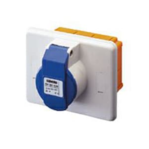 GEWISS - GEWGW26420 PRESA INDUSTRIALE A NORMA IEC 309 - GRIGIO RAL 7035 - 2P+T - 16A 230V - IP44