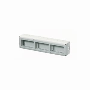 GEWISS - GEWGW27007 CONTENITORE PER APPARECCHI SYSTEM - ORIZZONTALE PROTETTO - 12 POSTI - MODULO 4x3 - GRIGIO RAL 7035 - IP40