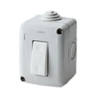 GEWISS - GEWGW27803 CONTENITORE COMPLETO APPARECCHI SYSTEM PROTETTO - CON DEVIATORE UNIPOLARE 16 AX - IP40 - GRIGIO RAL 7035