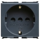 GEWISS - GEWGW30210 PRESA STANDARD ITALIANO-TEDESCO 250V ac - 2P+T 16A - P30 - 2 MODULI - PLAYBUS