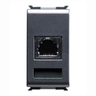 GEWISS - GEWGW30261 PRESA TELEFONICA - RJ11 - 2 COPPIE - DOPPINO TWISTATO - MORSETTI A VITE - 1 MODULO - PLAYBUS