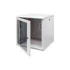 GEWISS - GEWGW38407 QUADRO DA PARETE 19" - IN METALLO - PORTA TRASPARENTE - 9U - 600X470X400 - GRIGIO RAL 7035