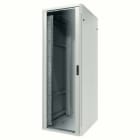 GEWISS - GEWGW38463 ARMADIO DA PAVIMENTO 19" - METALLO - PORTA TRASPARENTE - 4 MONTANTI - 42U - 800X1985X800 - GRIGIO RAL 7035