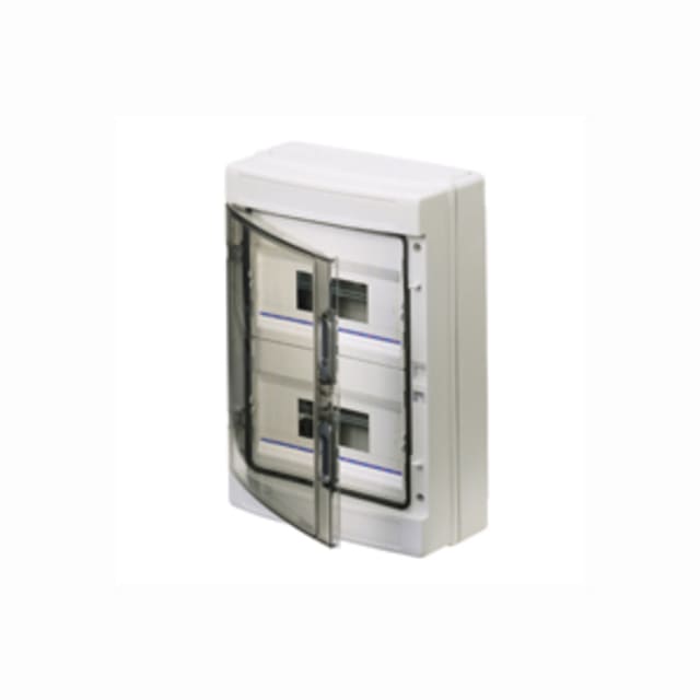 Gewiss Unterputz-Schaltschrank 24 Module (12X2) Mit Rauchfarbener Tür