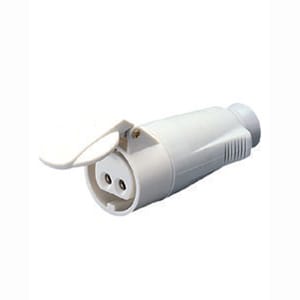 GEWISS - GEWGW62066 PRESA MOBILE DIRITTA - IP44 - 2P 16A 40-50V 50-60HZ - BIANCO - 12H - CABLAGGIO A VITE