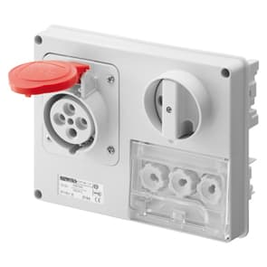 GEWISS - GEWGW66136 PRESA BL.OR.S.F.3P+N+T 32A 110V 4H CBF