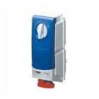 GEWISS - GEWGW66539 PRESA FISSA INTERBLOCCATA VERTICALE - SENZA FONDO - SENZA BASE PORTAFUSIBILI - IMPIEGHI GRAVOSI - 3P+T 16A 200 - 250V - 50/60HZ 9H - IP66