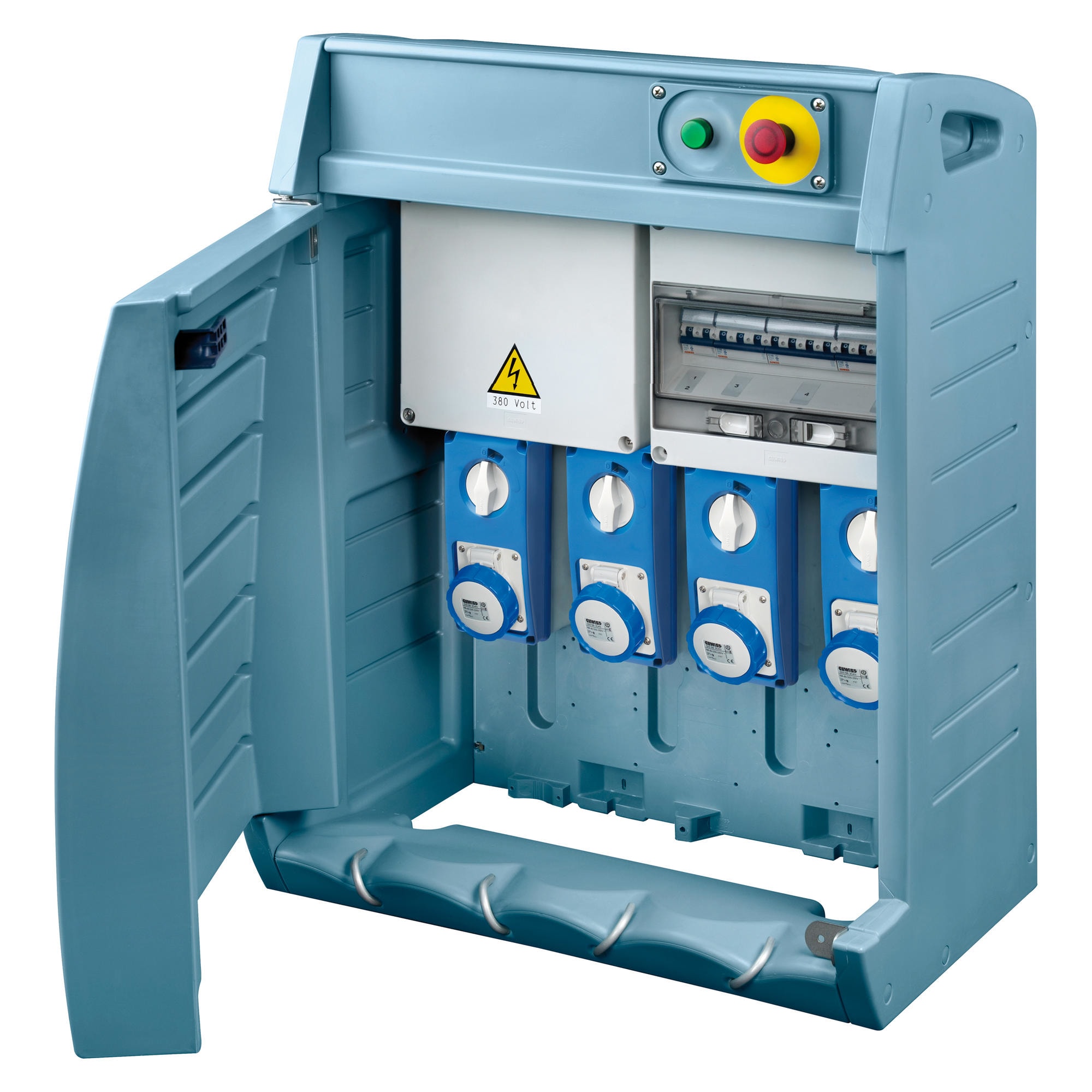 GEWISS - GEWGW68561 Q-BOX4 ASC MO1F 4 PR.SBF 6 KW EM