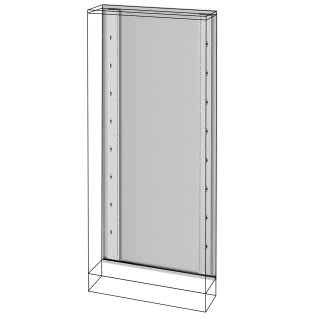 GEWISS - GEWGWD3059 TELAIO POSTERIORE - QUADRO DA PAVIMENTO - QDX 630 L - 600X1600MM