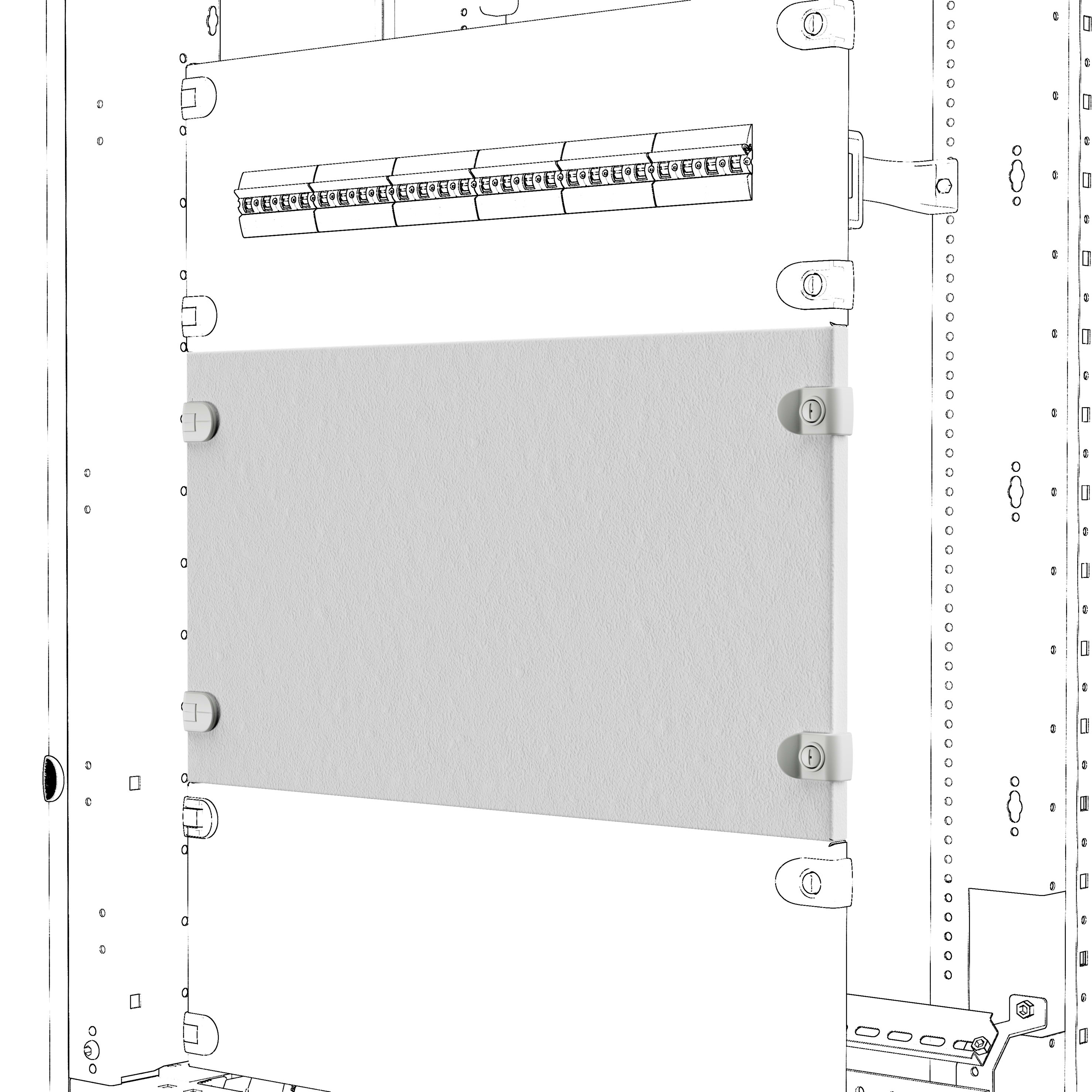 GEWISS - GEWGWD3322 QDX PANNELLO PIENO 600X150