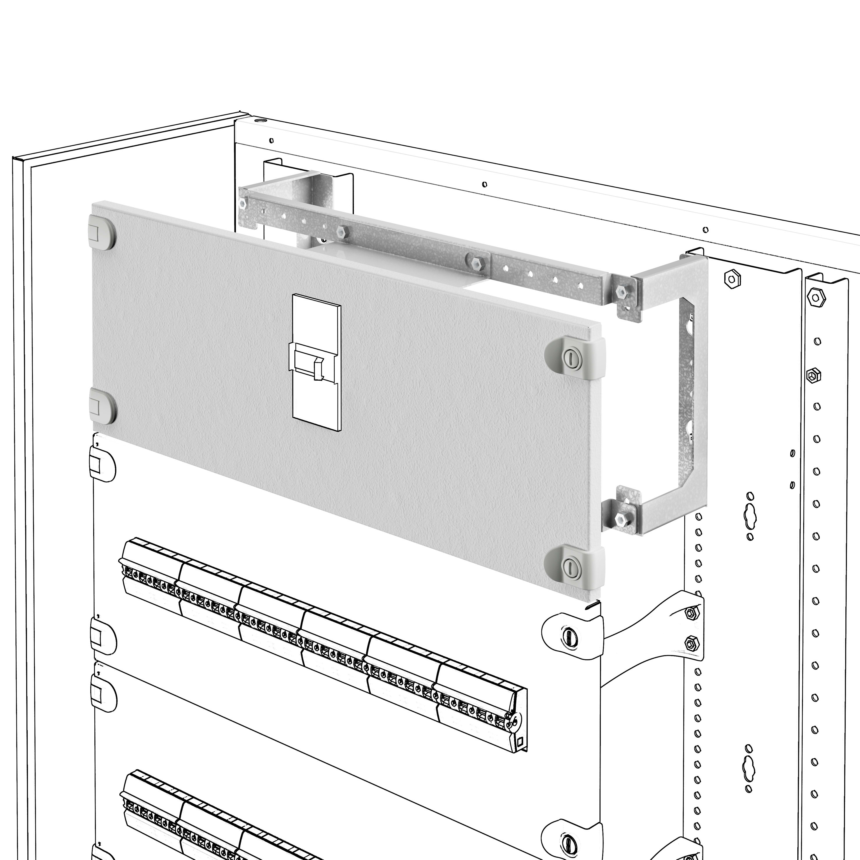 GEWISS - GEWGWD3525 KIT MSX/E/M400-630 850X500 VERT FISSO