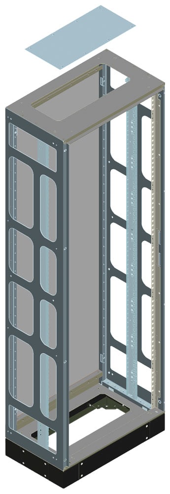 SIEMENS - SIE8GK24206KK14 ALPHA 800 UNIVERSAL, quadro da pavimento, IP55, classe di protezione 1 A=1800mm, La=300mm