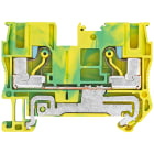 SIEMENS - SIE8WH60000CH07 Morsetto PE in tecnica IPO, 6 mm², larghezza 8,2 mm, giallo-verde, 2 punti di collegamento