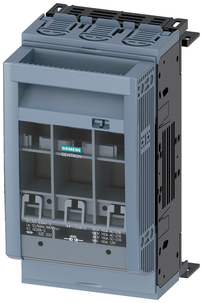 SIEMENS - SIE3NP11331BC10 SEZ.FUS.NH00 160A 60MM INC.32/70MM AL.SB