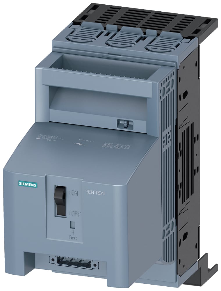SIEMENS - SIE3NP11331JC11 SENTRON, Sezionatore sottocarico a fusibili 3NP1, a 3 poli, NH00, 160 A