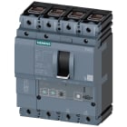 SIEMENS - SIE3VA20106HL460AA0 interruttore automatico 3VA2 IEC frame 100 classe del potere di interruzione H Icu=85kA con 415V a 4 poli, protezione impianto ETU320, LI, In=100A ...