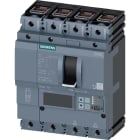 SIEMENS - SIE3VA20405KP460AA0 interruttore automatico 3VA2 IEC frame 100 classe del potere di interruzione M Icu=55kA con 415V a 4 poli, protezione impianto ETU850, LSI, In=40A ...