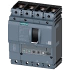 SIEMENS - SIE3VA21255HN420AA0 interruttore automatico 3VA2 IEC frame 160 classe del potere di interruzione M Icu=55kA con 415V a 4 poli, protezione impianto ETU350, LSI, In=25A ...