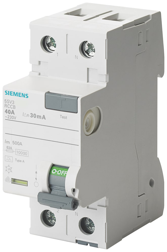 SIEMENS - SIE5SV33146 DIFF. 2P 40A 30MA TIPO A