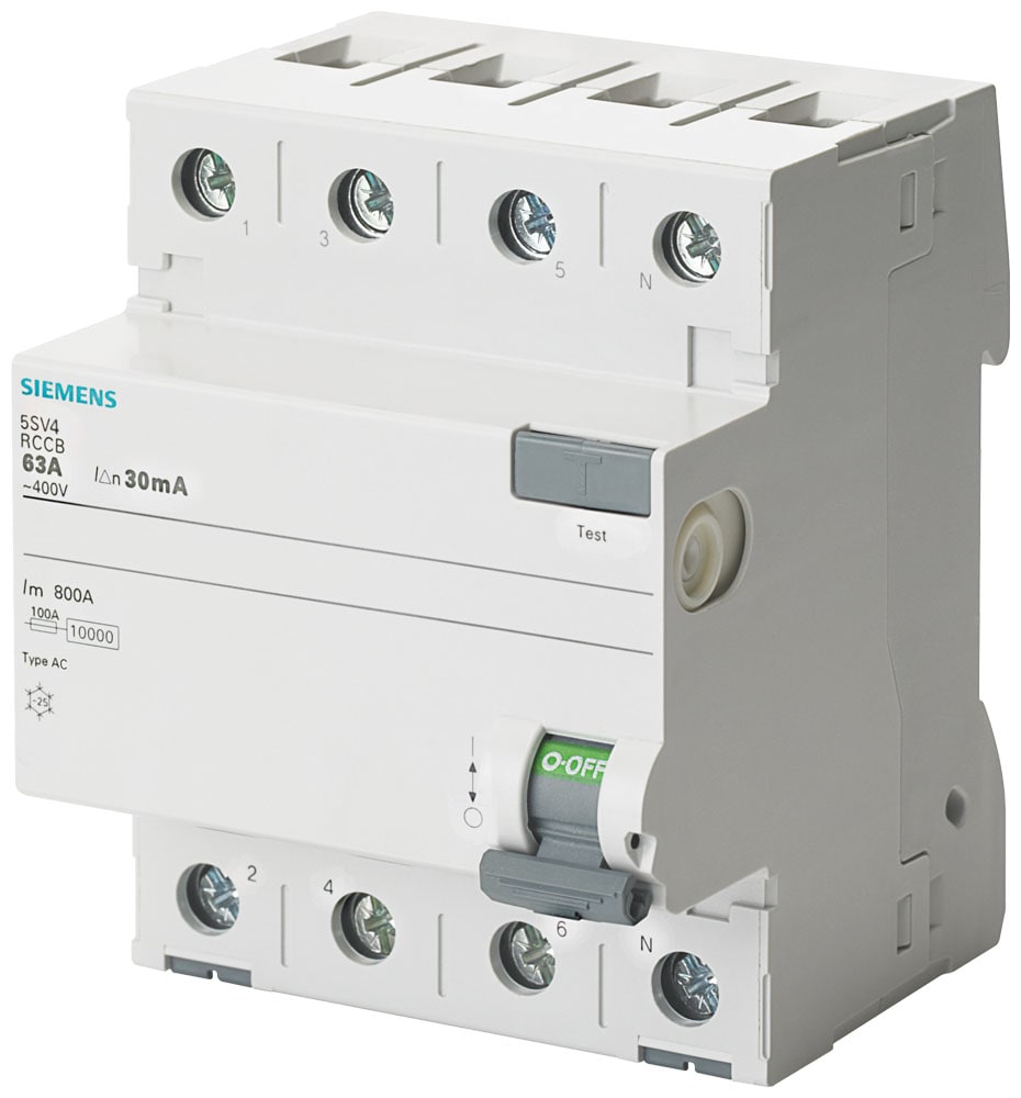 SIEMENS - SIE5SV46460 DIFF. 4P 63A 0,3A TIPO AC