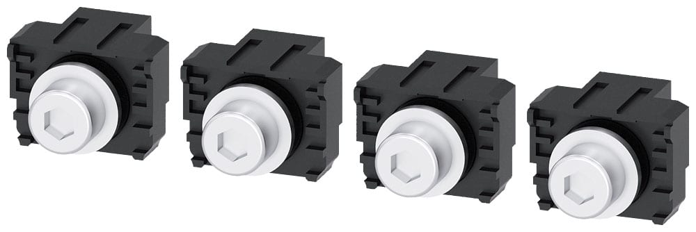 SIEMENS - SIE3VA92040QA00 Attacchi piatti posteriori a vite, 4 pezzi, accessori per: 3VA2 100/160/250