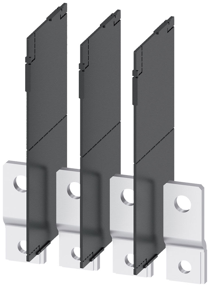 SIEMENS - SIE3VA92640QB00 Attacchi a sbarra allungati anteriori, 4 pezzi, accessori per: 3VA2 100/160/250