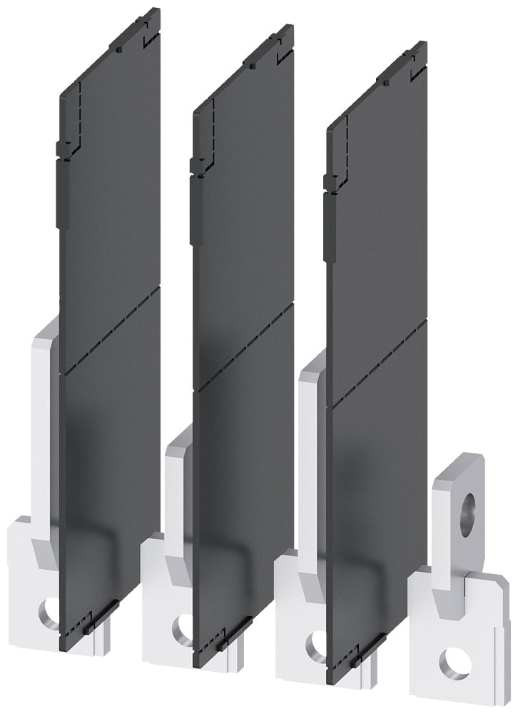 SIEMENS - SIE3VA92640QD00 Attacchi a sbarra allungati verticali, 4 pezzi, accessori per: 3VA2 100/160/250