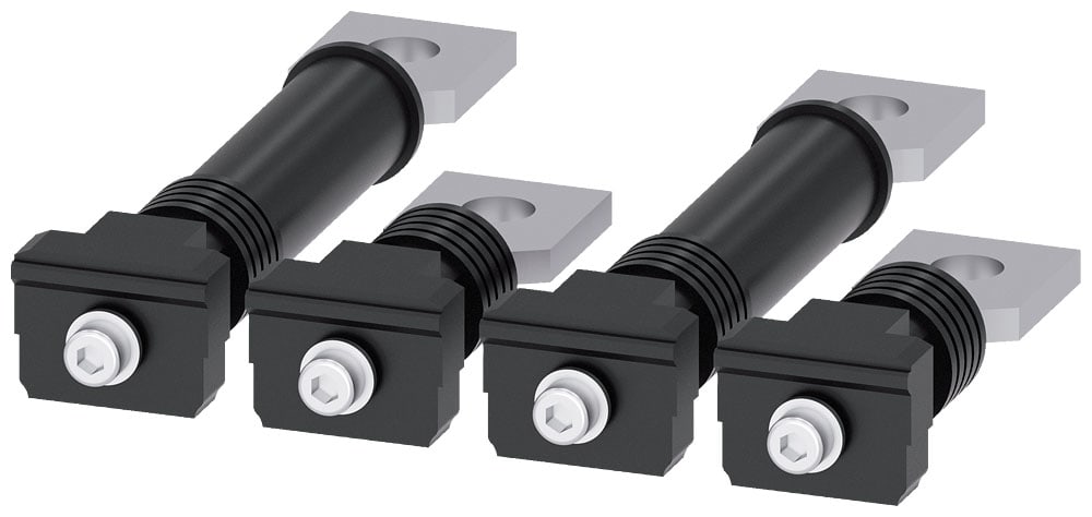 SIEMENS - SIE3VA92040QE00 Attacchi piatti posteriori, 4 pezzi, accessori per: 3VA2 100/160/250