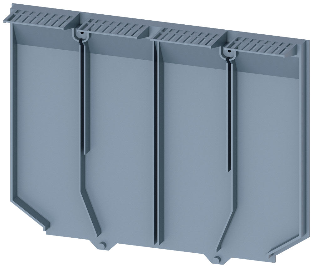 SIEMENS - SIE3VA92110WK40 Piastra disolamento divaricata, a 4 poli, 1 pezzo, accessorio per: 3VA1 250