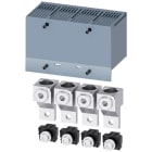 SIEMENS - SIE3VA92240JC13 Morsetto di collegamento per conduttore tondo grande con presa di tensione per conduttore ausiliario 4 pezzi, accessorio