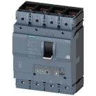 SIEMENS - SIE3VA23405HL420AA0 interruttore automatico 3VA2 IEC frame 400 classe del potere di interruzione M Icu=55kA con 415V a 4 poli, protezione impianto ETU320, LI, In=400A ...