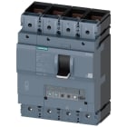 SIEMENS - SIE3VA23405HN420AA0 interruttore automatico 3VA2 IEC frame 400 classe del potere di interruzione M Icu=55kA con 415V a 4 poli, protezione impianto ETU350, LSI, In=400A...