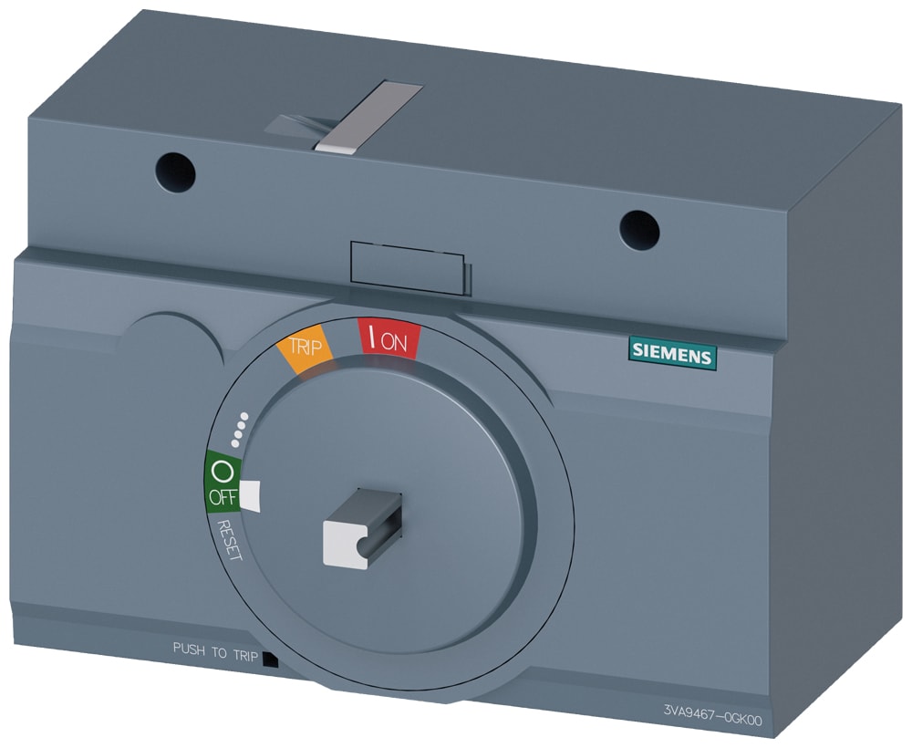 SIEMENS - SIE3VA94670GK00 Comando rotativo con alberino per retrofit 8UC, accessorio per: 3VA1 400/630 3VA2