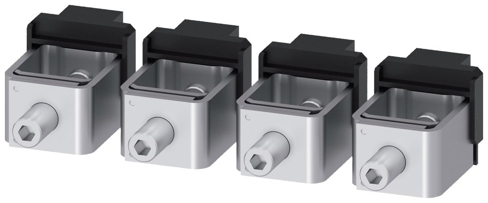 SIEMENS - SIE3VA94840JA13 Morsetto serracavo, 4 pezzi, accessori per: 3VA1 400/630 3VA2 400/630