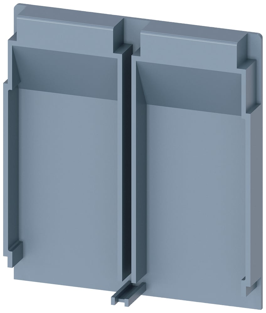 SIEMENS - SIE3VA91110WJ20 Piastra disolamento allungata, a 2 poli, 1 pezzo, accessorio per: 3VA1 160