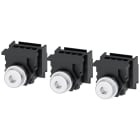 SIEMENS - SIE3VA91130QA00 Attacchi piatti posteriori a vite, 3 pezzi, accessori per: 3VA1 100/160